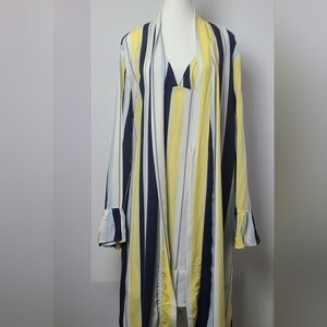 La vie en Rose striped NWT sleepwear coordinate, size M